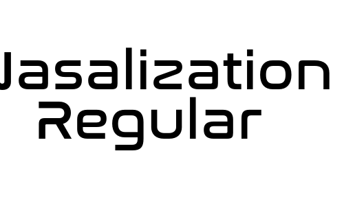 Nasalization Regular Font