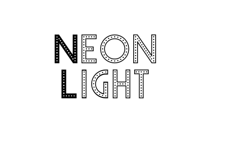 Neon Light Font