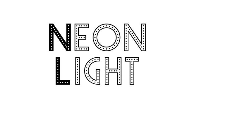 Neon Light Font