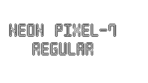 Neon Pixel-7 Regular