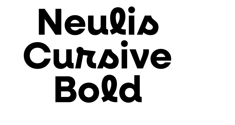 Neulis Cursive Bold Font