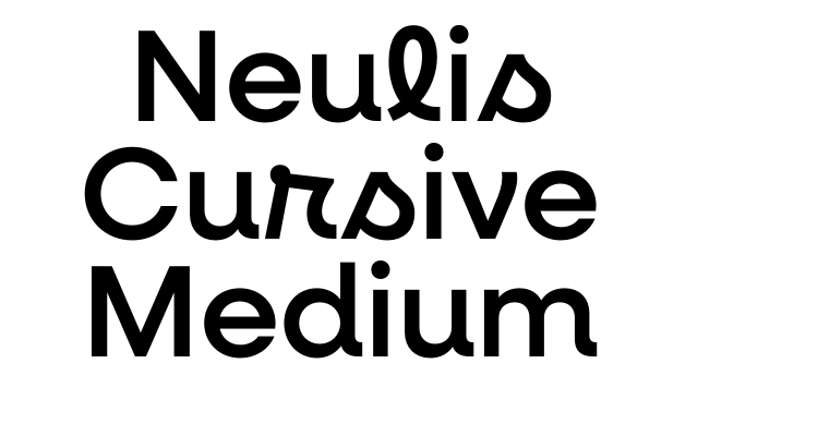 Neulis Cursive Medium Font
