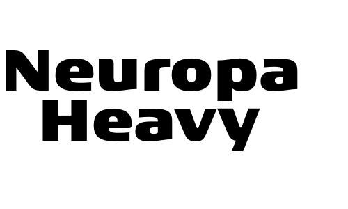 Neuropa Heavy Font