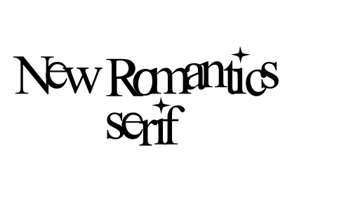 New Romantics serif Font