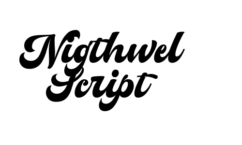 Nigthwel Script Font