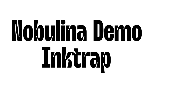 Nobulina Demo Inktrap Font