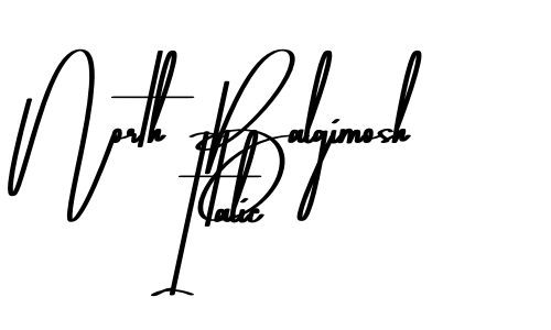 North Balgimosh Italic Font