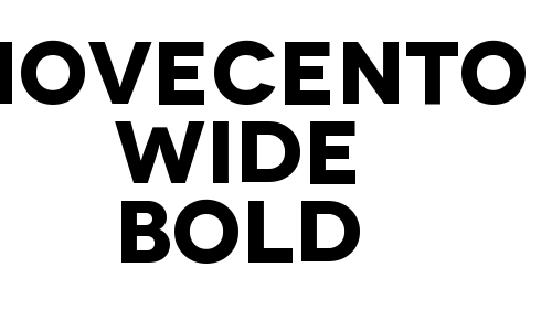 Novecento Wide Bold Font