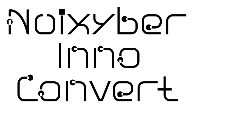 Nuixyber Inno Convert Font