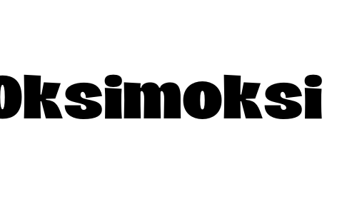 Oksimoksi Font