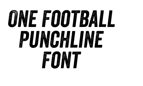 One Football Punchline Font Font