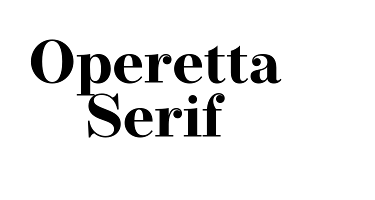 Operetta Serif Font