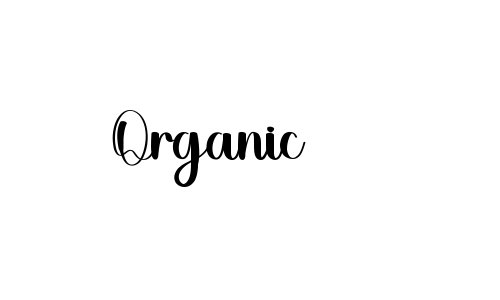 Organic Font