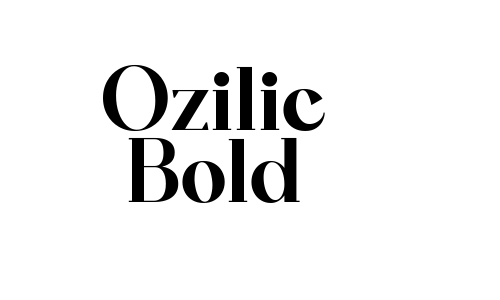 Ozilic Bold Font
