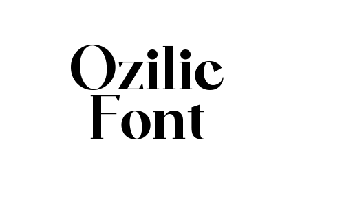 Ozilic Font Font