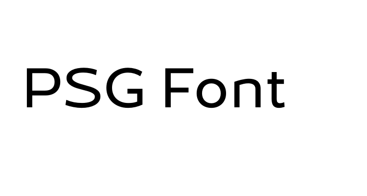 PSG Font Font