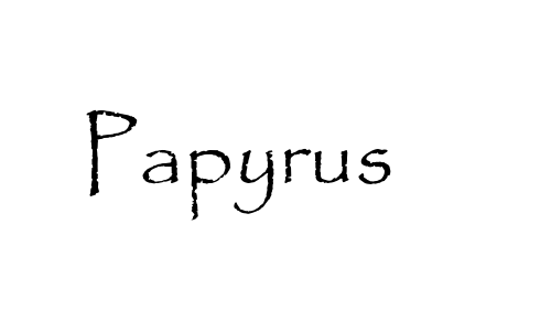 Papyrus Font