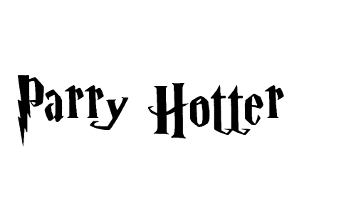 Parry Hotter Font