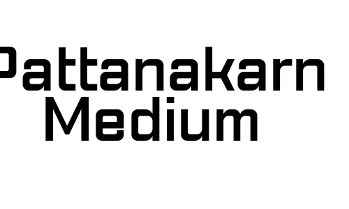 Pattanakarn Medium Font
