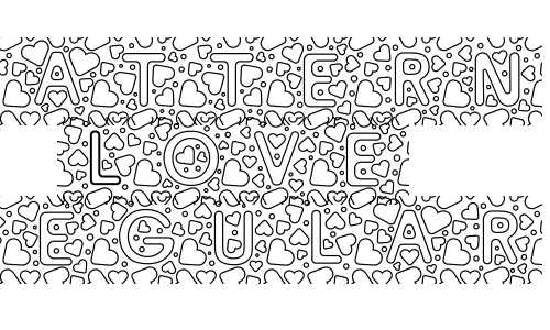 Pattern Love Regular Font