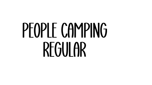 People Camping Regular