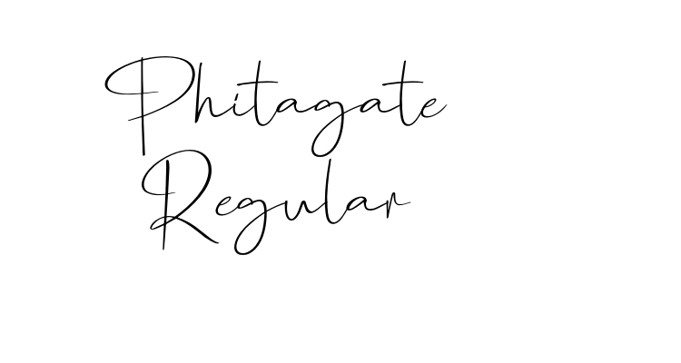 Phitagate Regular Font