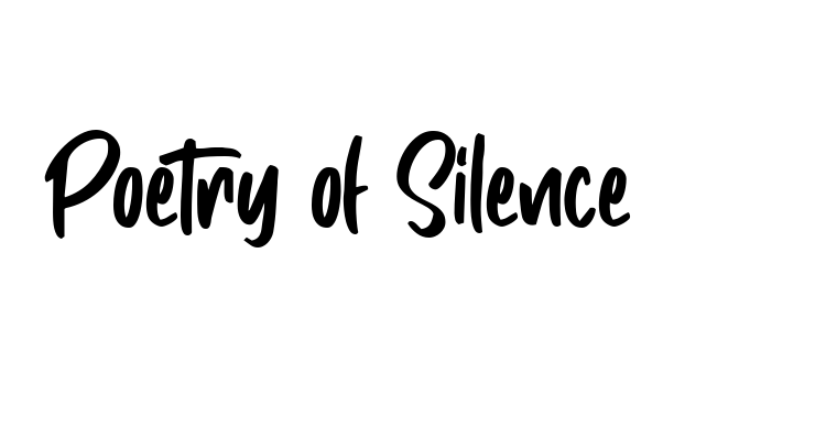 Poetry of Silence Font