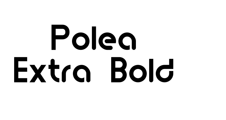 Polea Extra Bold Font
