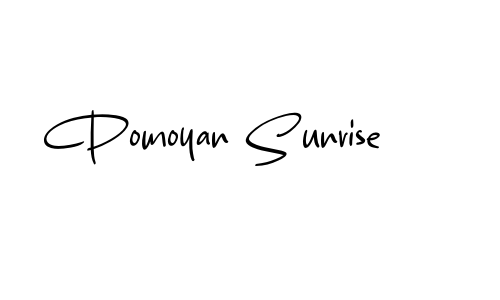 Pomoyan Sunrise Font