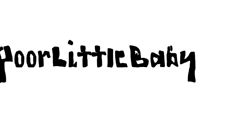 PoorLittleBaby Font