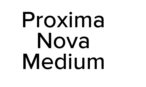 Proxima Nova Medium Font
