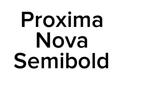 Proxima Nova Semibold Font