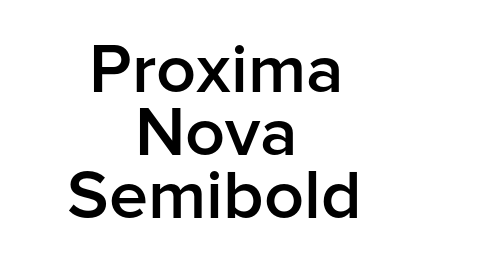 Proxima Nova Semibold