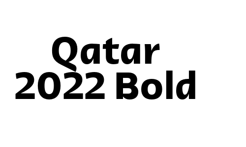 Qatar 2022 Bold Font