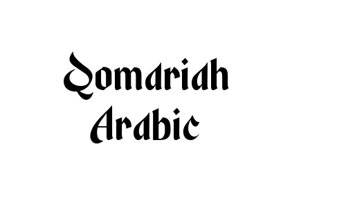 Qomariah Arabic Font