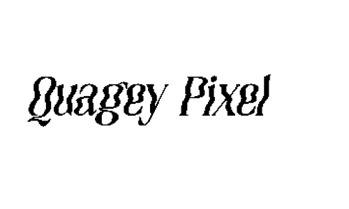 Quagey Pixel Font