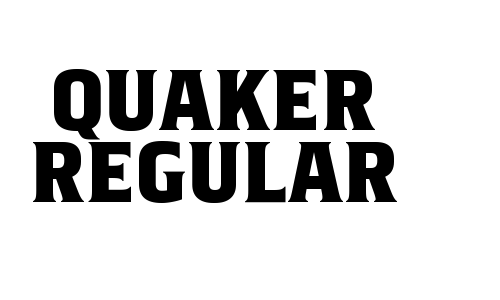 Quaker Regular Font