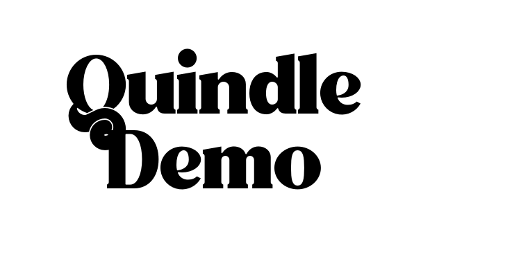 Quindle Demo Font