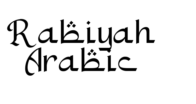 Rabiyah Arabic Font
