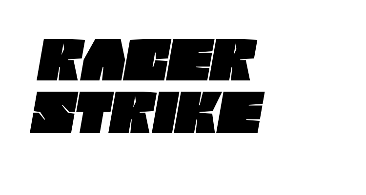 Racer Strike Font