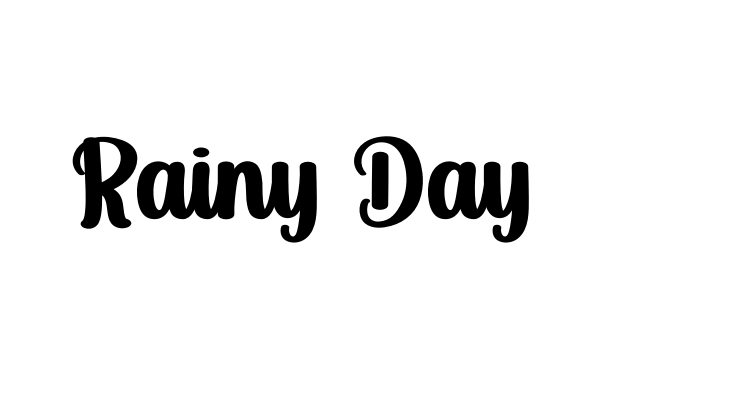 Rainy Day Font