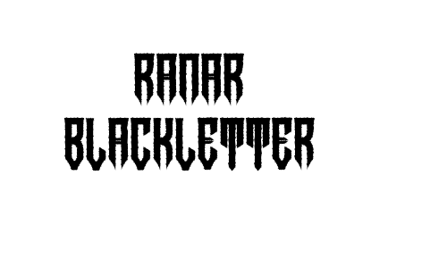 Ranar blackletter Font