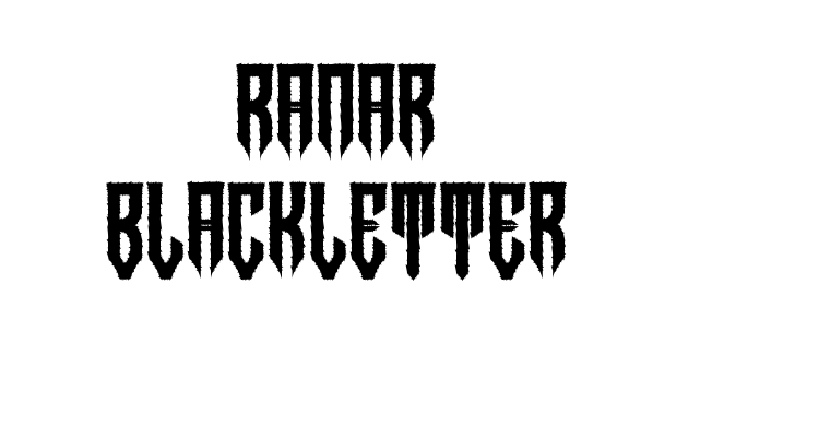 Ranar blackletter Font
