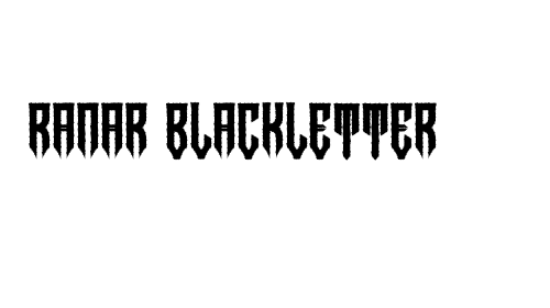 Ranar blackletter