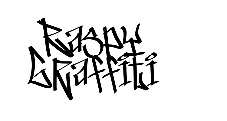 Raspy Graffiti Font