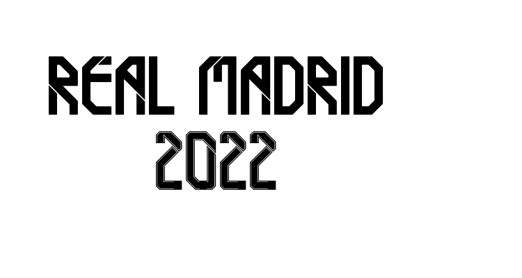 Real Madrid 2022 Font