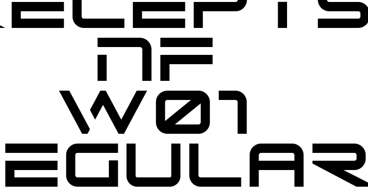 Recepts NF W01 Regular Font