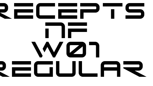 Recepts NF W01 Regular