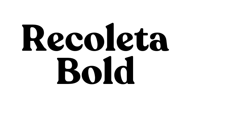 Recoleta Bold Font
