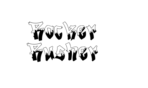 Rocker Rusher Font